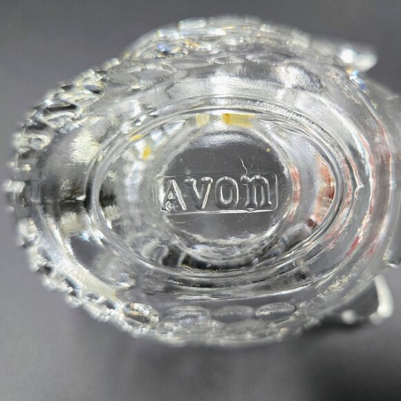 Vintage Avon Clear Crystal Glass Bird Shaped Candle Holder Votive Tea Light Read - Picture 11 of 11